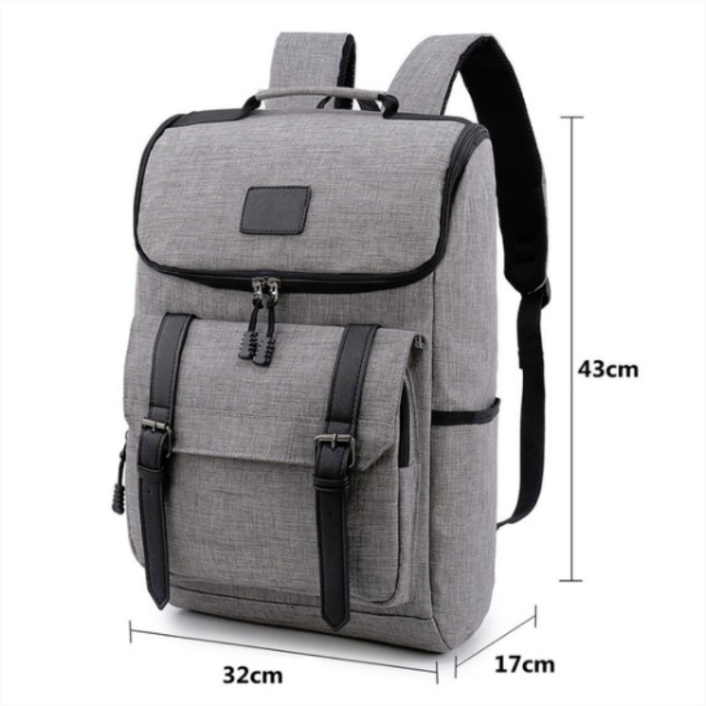 Mens "Nathan" Vintage Casual Backpack - Picture 5 of 5